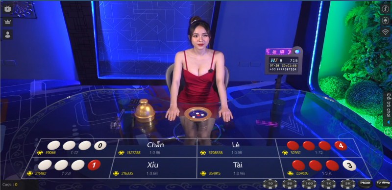 Xóc đĩa Livestream Alo789